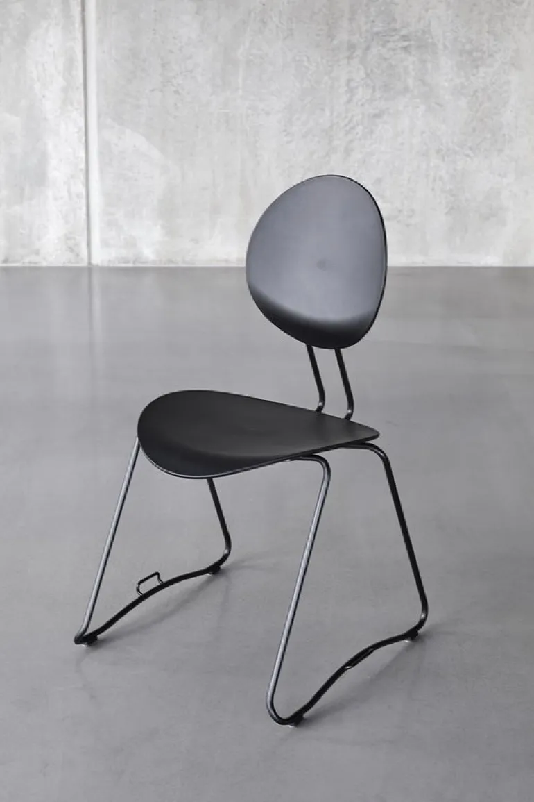 Verpan Flex stol, svart