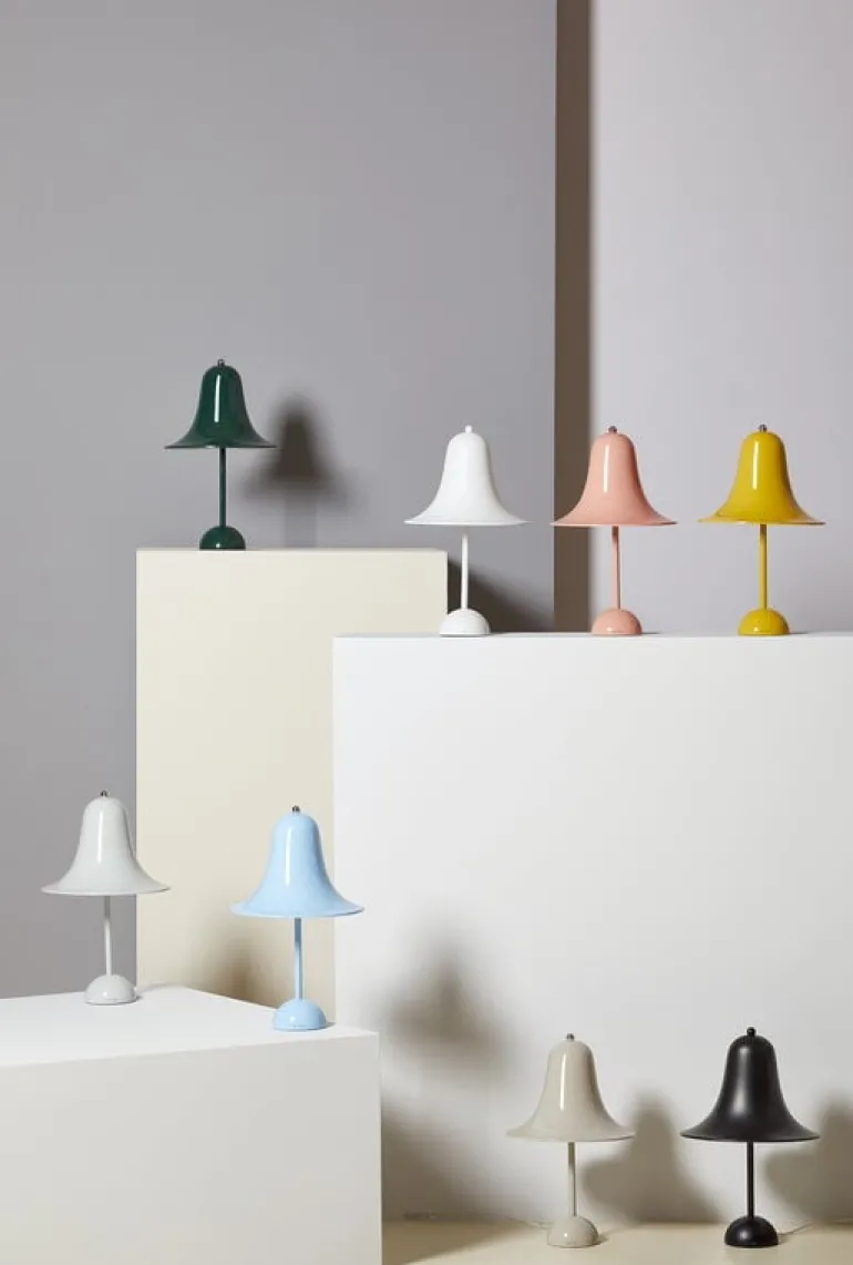 Verpan Pantop bordslampa 23 cm, matt vit