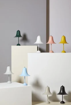 Verpan Pantop bordslampa, 23 cm, matt svart