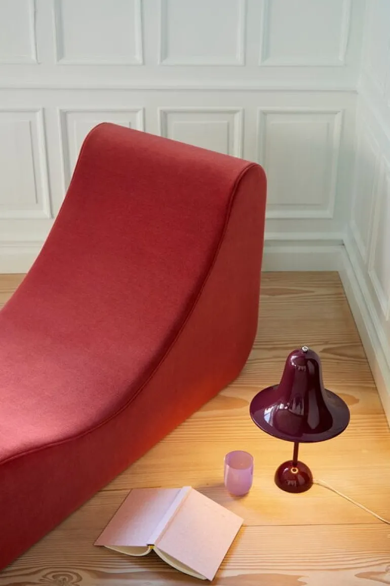 Verpan Pantop bordslampa 23 cm, burgundy