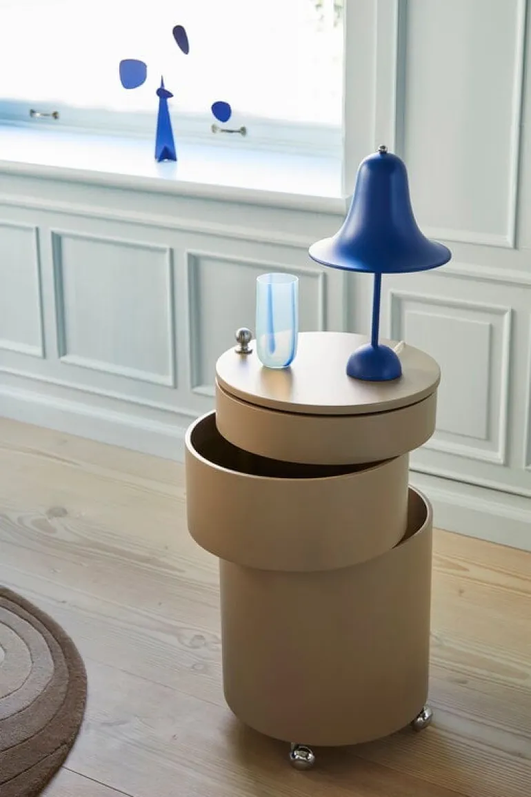 Verpan Pantop bordslampa 23 cm, matt klassisk blå