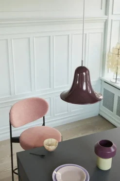 Verpan Pantop hänglampa 23 cm, burgundy