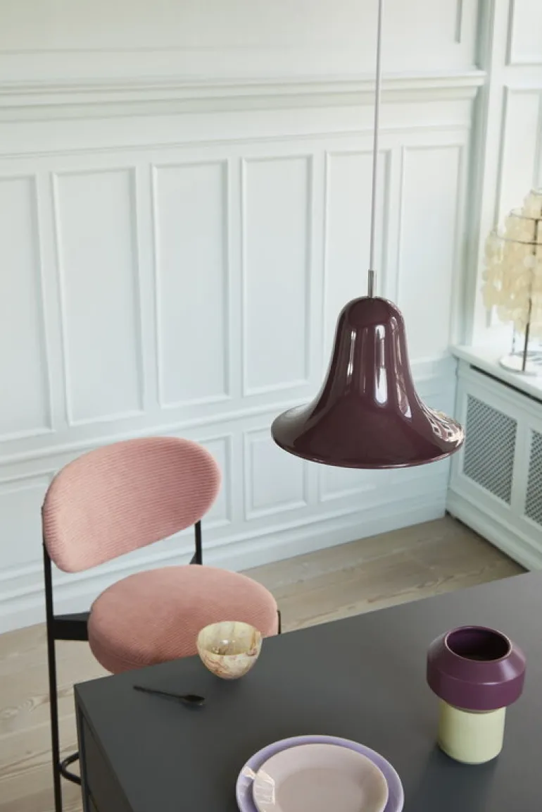 Verpan Pantop hänglampa 23 cm, burgundy