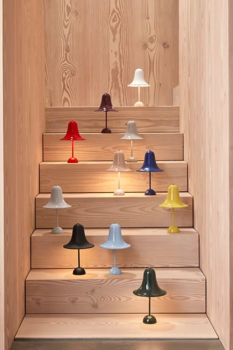 Verpan Pantop Portable bordslampa 18 cm, matt vit