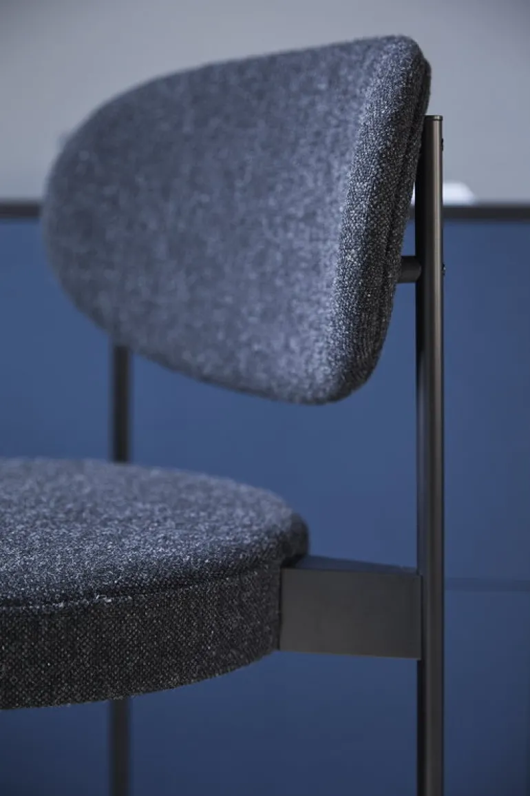 Verpan Series 430 barstol, mörkgrå