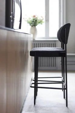 Verpan Series 430 barstol, mörkgrå