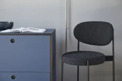 Verpan Series 430 barstol, mörkgrå