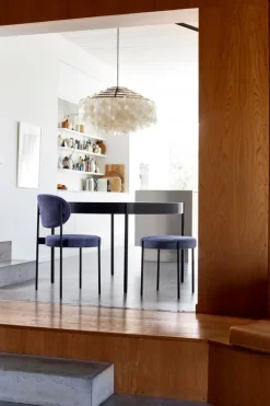 Verpan Series 430 stol, mörkblå