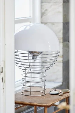 Verpan Wire bordslampa, vit