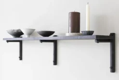 Verso Design Tikas vägghylla, 19 x 120 cm, svart