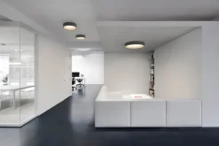 Vibia Duo 4870 taklampa, grafit