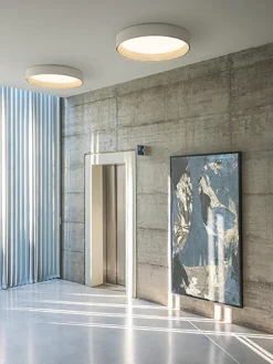 Vibia Duo 4870 taklampa, vit