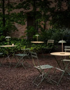 Vibia Mayfair Mini 5495 bärbar bordslampa, grön