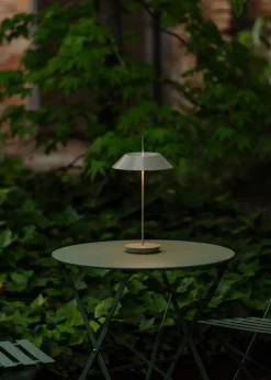 Vibia Mayfair Mini 5495 bärbar bordslampa, grön