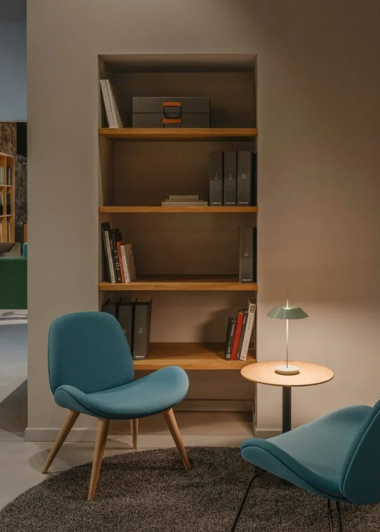 Vibia Mayfair Mini 5495 bärbar bordslampa, grön