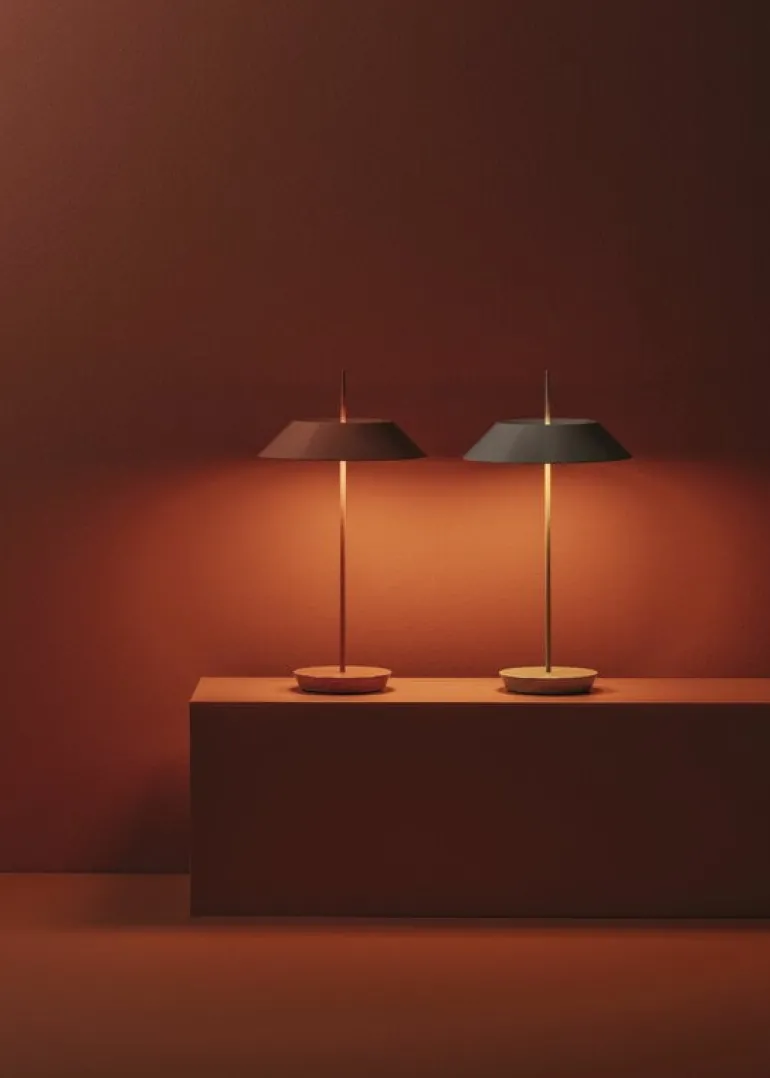 Vibia Mayfair Mini 5495 bärbar bordslampa, grön