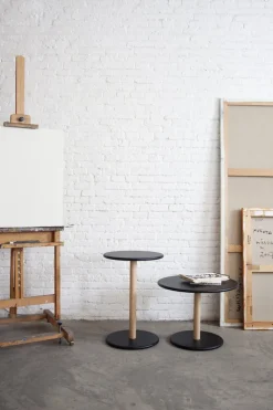 Viccarbe Common lågt bord, 60 cm, matt bok - svart