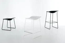 Viccarbe Last Minute barstol, M, vit