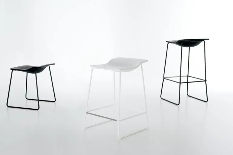 Viccarbe Last Minute barstol, M, vit