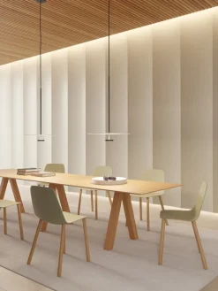 Viccarbe Maarten stol, matt ek - dammig grön