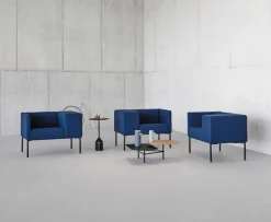 Viccarbe Tiers lågt bord A, svart - matt ek