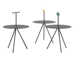 Viccarbe Trino bord, svart - stålhandtag