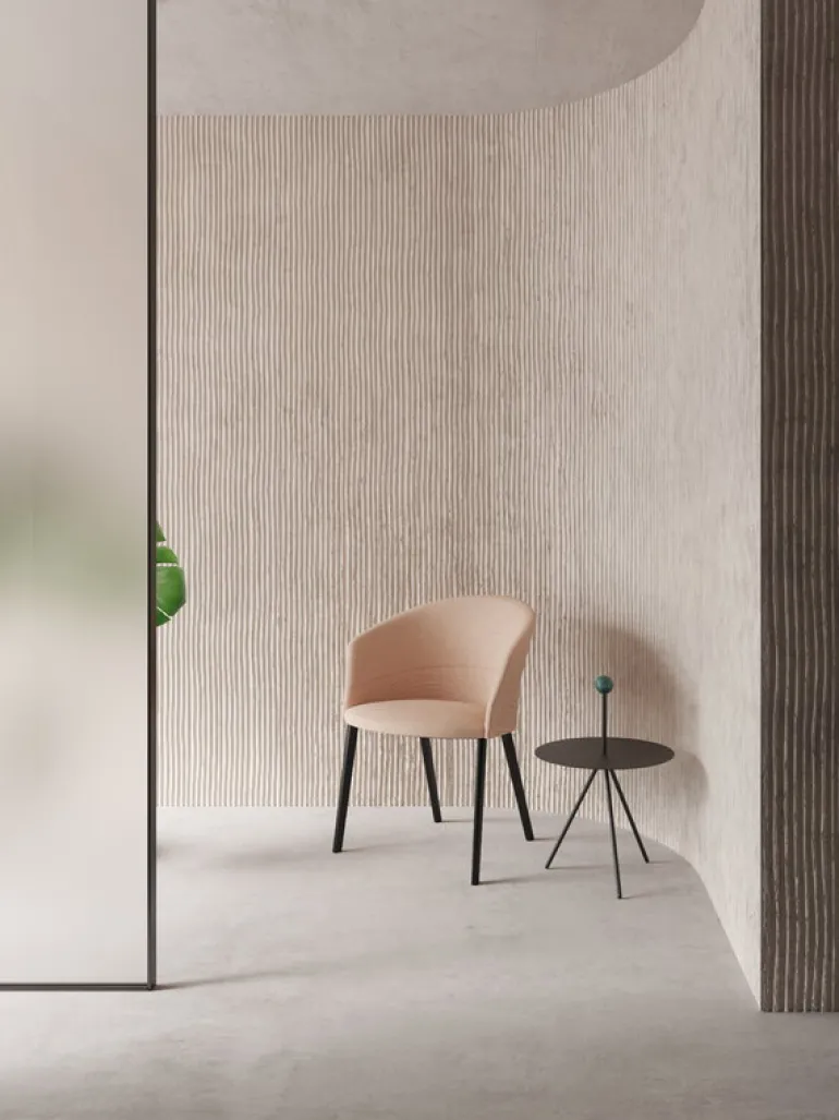 Viccarbe Trino bord, svart - grönt marmorhandtag