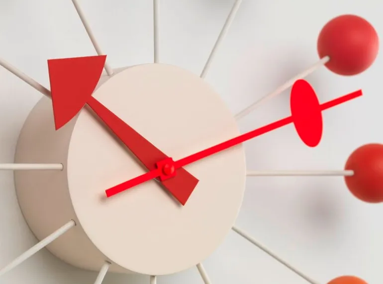 Vitra Ball Clock, gryning, solnedgång, specialutgåva