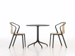 Vitra Belleville fåtölj, ek - svart