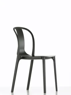 Vitra Belleville stol, svartbetsad ask - svart