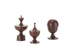 Vitra Ceramic Container 2, mörk aubergine