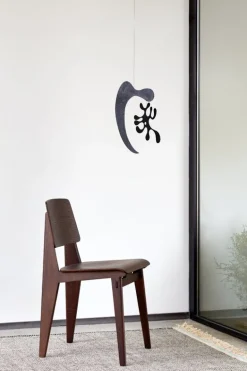 Vitra Chaise Tout Bois stol, mörkbetsad ek