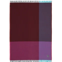 Vitra Colour Block filt, blå - bordeaux