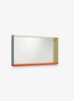 Vitra Colour Frame spegel, medium, blå - orange