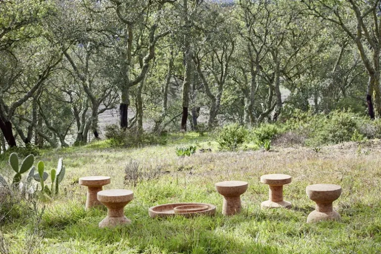 Vitra Cork Family sidobord/pall, modell D