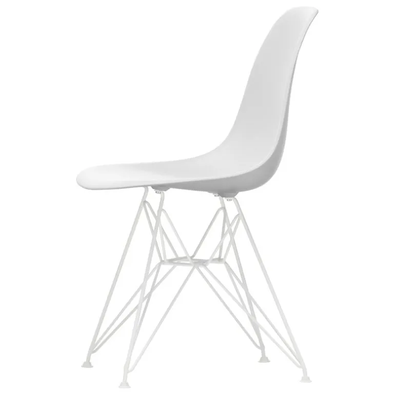 Vitra Eames DSR stol, cotton white RE - vit
