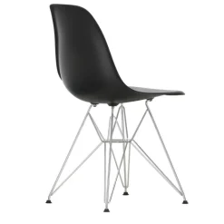 Vitra Eames DSR stol, deep black RE - krom