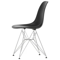 Vitra Eames DSR stol, deep black RE - krom