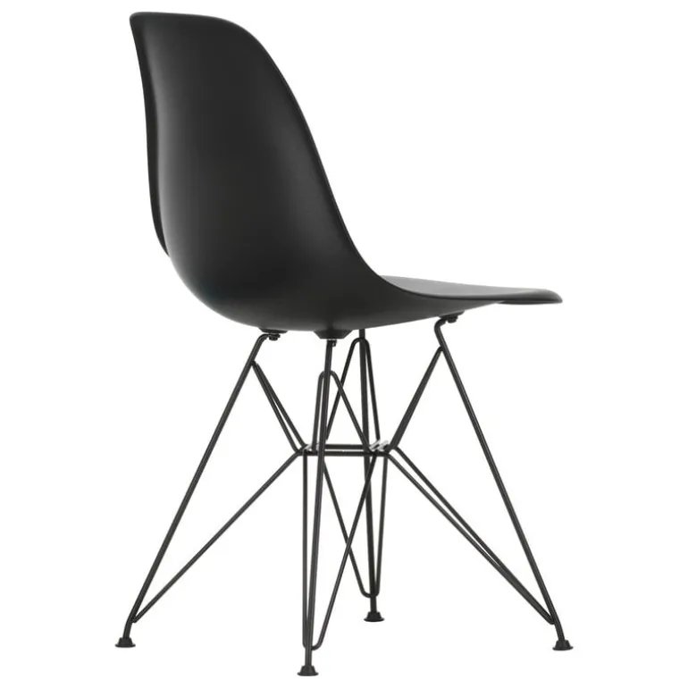 Vitra Eames DSR stol, deep black RE - basic dark