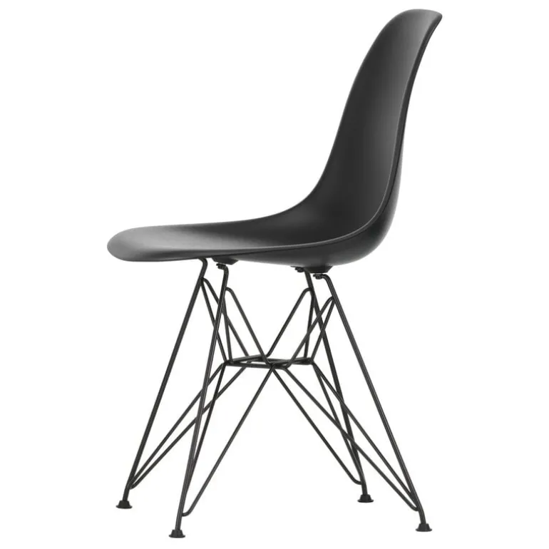 Vitra Eames DSR stol, deep black RE - basic dark