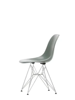 Vitra Eames DSR stol, fiberglas, sea foam green - krom