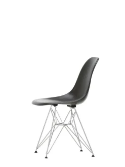 Vitra Eames DSR stol, fiberglas, elephant hide grey - krom