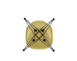 Vitra Eames DSR stol, fiberglas, ljus ockra - basic dark
