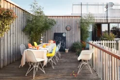 Vitra Eames DSR stol, light grey RE - vit