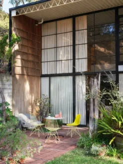 Vitra Eames DSR stol, mustard RE - citron