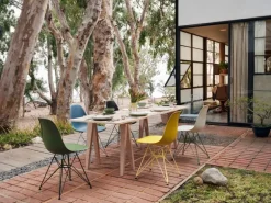 Vitra Eames DSR stol, mustard RE - citron