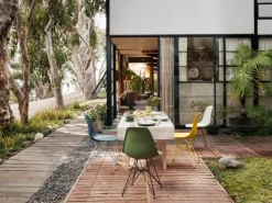 Vitra Eames DSR stol, mustard RE - citron