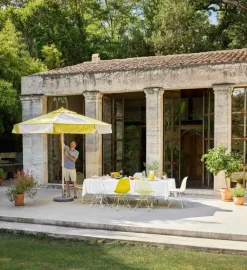 Vitra Eames DSR stol, mustard RE - citron