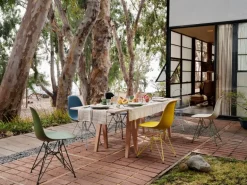 Vitra Eames DSR stol, mustard RE - citron