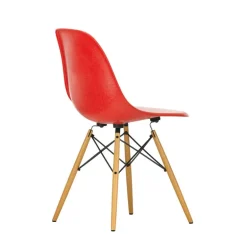 Vitra Eames DSW stol, fiberglas, klassisk röd - lönn